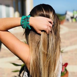 Shop Green Turquoise Pave Gunmetal